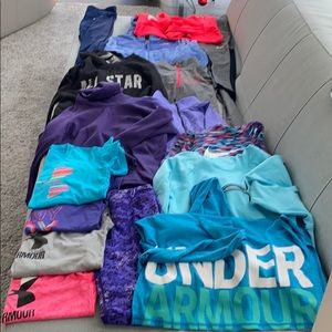 Nike & Under Armour Youth & Women size